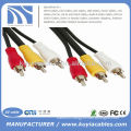 10 feet 3-RCA (L + R + V) 3 RCA Male to 3 RCA Male Audio Video AV Cable